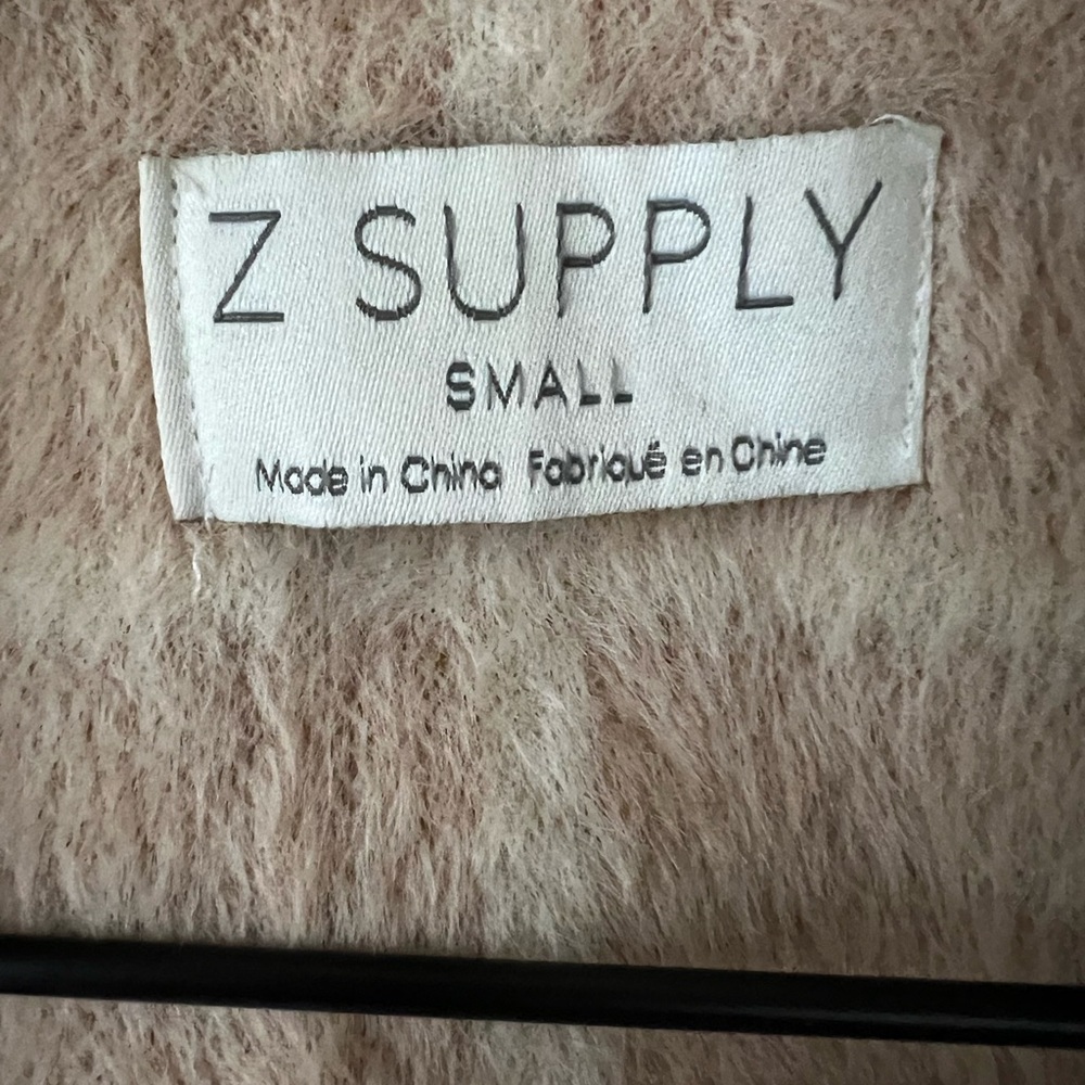 💎EUC💎 Z SUPPLY Anna Eyelash Plaid Blazer One Button Saddle Windowpane - Picture 9 of 9